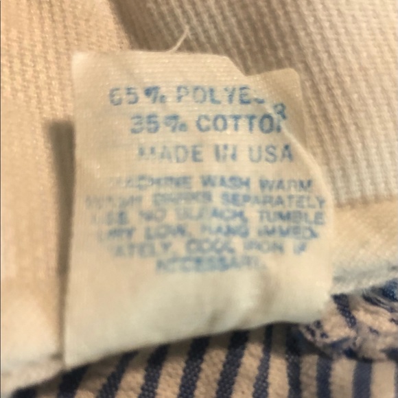 Vintage Thomas Pinstripe Romper USA Made Blue White Boys 18M - Picture 5 of 5